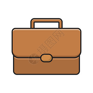 包职业文档行李黑色案件商业配饰文件夹插图套装背景图片