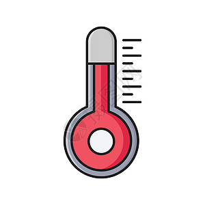 冬天冷温度气象医疗气候测量实验仪表实验室摄氏度冻结乐器插画