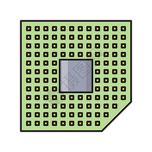 芯芯片处理器科学硬件电脑电子工程木板电路插图电子产品图片