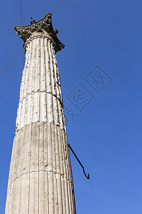 古罗马柱体建筑大理石天空寺庙文化历史性石头考古学旅游古董图片