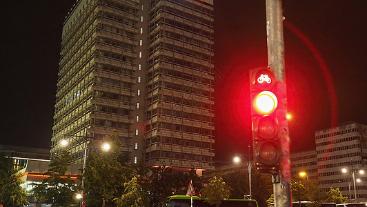 柏林亚历山大广场的夜景图片