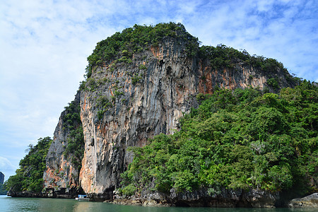 家喻户晓幻言康 更常见的叫詹姆斯邦德岛热带旅行海景阳光异国地平线旅游高度纽带天空图片