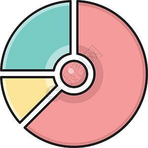 图表图界面数据网络报告馅饼图标圆形信息饼形生长图片
