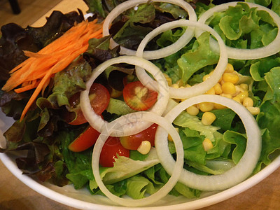 健康蔬菜沙拉餐厅午餐草药营养菠菜石头食物洋葱胡椒美食图片