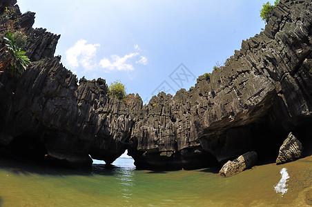 石城堡不见的萨顿奇幻旅游生活码头国家游客风景化石岩石城堡公园图片