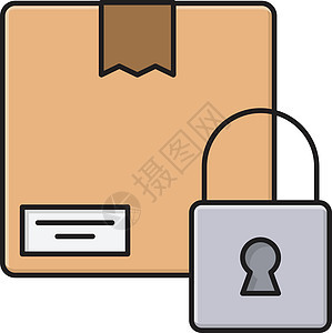 交付挂锁密码包装安全运输网络商业船运货物钥匙背景图片