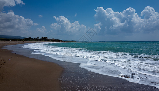 塞浦路斯岛的地貌景观公园海洋地平线保护区海岸线蓝色蓝天日落海滩地标图片