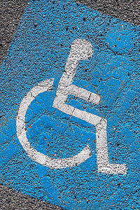 关上残疾人停车标志墙纸白色运输人士公园路面椅子交通基础设施国际图片