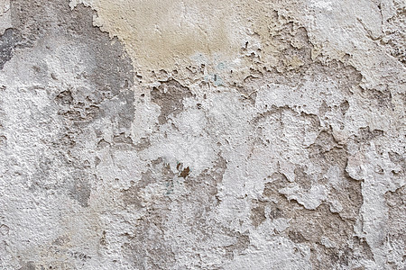 白皮剥皮的乱七八糟的表面水泥古董衰变裂缝石膏材料衰老建筑学图片