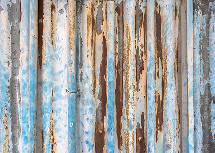 旧金属质料瓦楞墙纸棕色镀锌床单盘子栅栏控制板工业车库图片