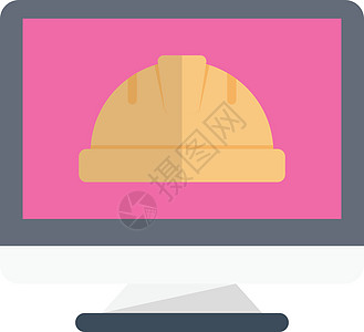 工人屏幕头盔职业帽子建设者工业塑料插图生产安全图片