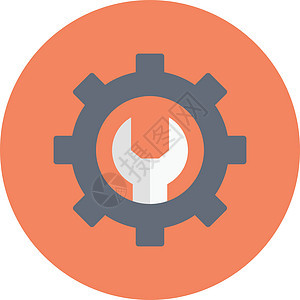 维修技术圆圈工程插图机器工业商业互联网齿轮按钮图片