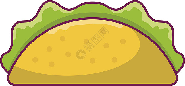红豆卷快速快食食品白色油炸插图产品标识盘子早餐蛋黄营养午餐插画
