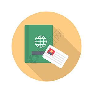 护照商业插图卡片签证网络鉴别国籍国际移民地球图片