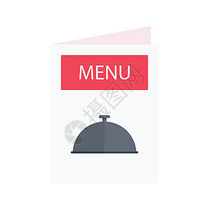 餐厅卡片烹饪插图菜肴午餐服务酒店勺子厨师黑色图片