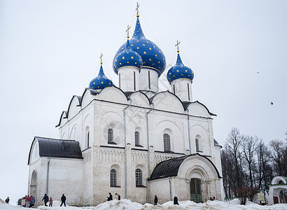 俄罗斯内地的景象文化天堂旅行圆顶全景宗教上帝纪念碑天蓝色日落图片