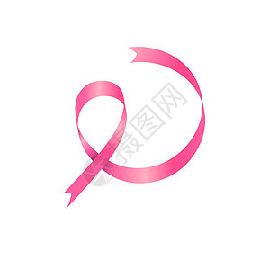 粉红丝带乳腺癌 ico卫生保健团结女性幸存者癌症胸部帮助女孩海报图片