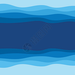 抽象水波设计背景运动艺术曲线墙纸线条蓝色波浪插图条纹流动图片