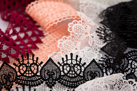 温和的奢侈品质优雅的guipure 蕾丝布料 用于缝衣衬装饰亚麻网站奢华风格织物裁缝衣服纺织品编织质量图片