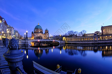 柏林大教堂 著名博物馆Museum I吸引力大教堂纪念碑地标首都建筑蓝色主场狂欢文化图片