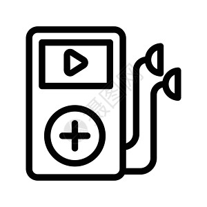 耳听器视频互联网技术耳机音乐插图黑色按钮电脑屏幕图片