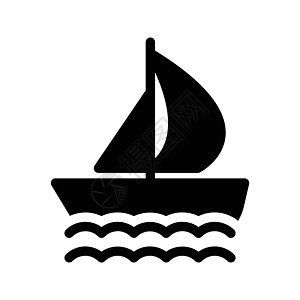 船舶航海运输旅行油船游轮黑色插图奢华图标海浪图片
