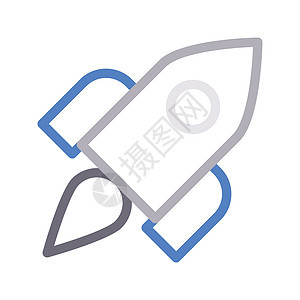 火箭卡通片科学星星艺术插图飞船技术发射旅行背景图片