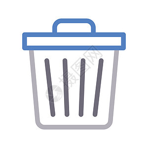 垃圾回收桶商业环境互联网篮子按钮生态插图办公室网络图片