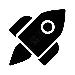 火箭卡通片旅行技术插图科学飞船艺术发射星星背景图片