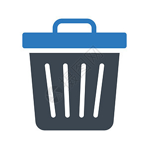 垃圾回收桶篮子商业生态互联网网络插图办公室环境按钮图片