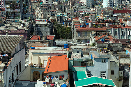 古巴哈瓦那的屋顶建筑首都圆顶城市街道历史历史性国家拉丁景观图片