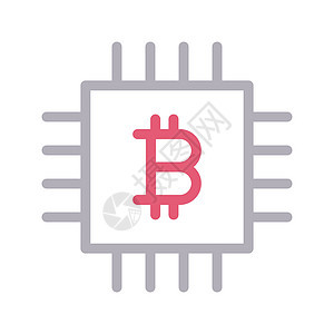 芯芯片金融理器白色密码商业硬币网络矿业货币电脑图片