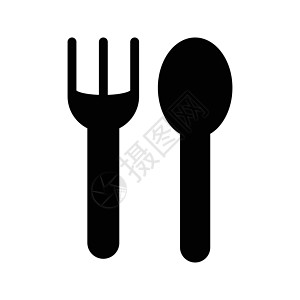 叉白色银器用餐烹饪咖啡店午餐食物餐具刀具厨房背景图片