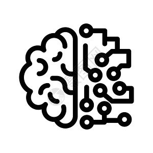 创造性夹子技术蓝色插图艺术细胞电脑科学芯片思考图片