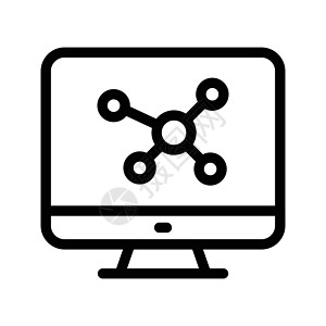 联系网络结构学习化学数据连接社交笔记本粒子电脑图片