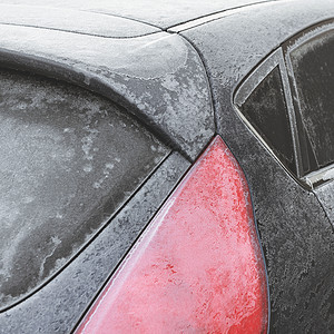冷冻车驾驶汽车天气街道季节城市窗户风暴冻结暴风雪图片