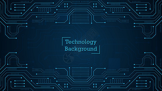电路技术背景蓝色网络电气处理器硬件插图互联网母板科学计算图片