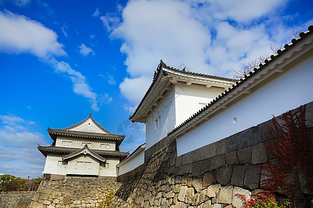 大阪城堡公园的景色很美文化人种旅行旅游建筑历史公共公园城堡地方建筑学图片