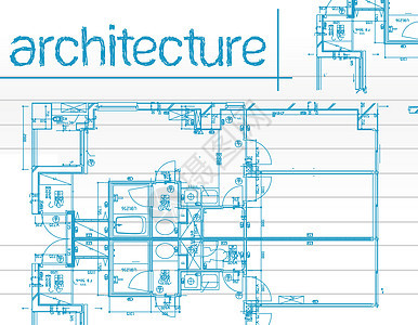 建筑图示 说明文件的蓝图图片