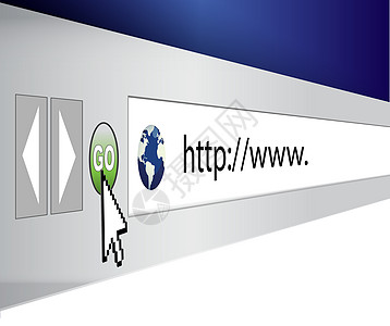 WWWW 浏览器和光标按钮屏幕窗户引擎插图电子商务设计网站监视器网址图片