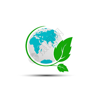 树叶 树叶和树枝是生态的象征绿色绘画库存网站贴纸标识地球空白明信片草图图片