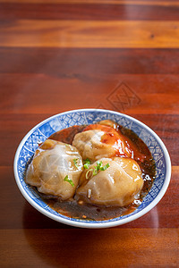 Bawan Ba wan 台湾肉丸精华 美味的街头小叶文化餐厅饺子桌子猪肉淀粉美食筷子食谱食物图片