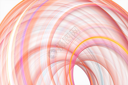 圆形几何 梯度曲线背景 3D投影艺术橙子条纹运动卷曲螺旋曲线坡度中风旋转图片