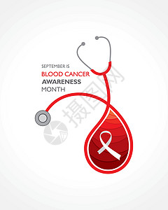 9月观察了血癌意识月 11月活动丝带横幅治疗插图癌症卡片国家帮助疾病图片