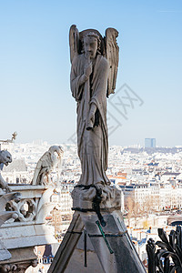 法国的加戈伊尔圣母院雕塑贵妇人恶魔旅行风景纪念碑建筑学地标历史大教堂图片