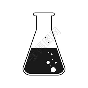 矢量图标 有液态的试验管 矢量存量说明是化学化学品物质生态试管草图液体解决方案烧瓶香水图片