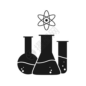 试验室图标 有溶液的测试管 矢量存量i实验室草图概念化学品烧瓶化妆品试管染料解决方案香水图片