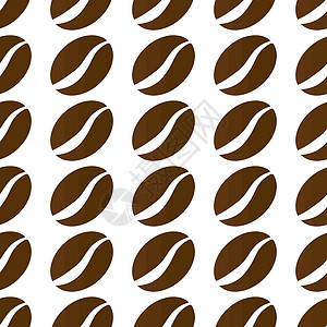 咖啡豆无缝无缝模式 包装纸的库存图示变体绘画概念材料植物程序帆布纺织品墙纸屏幕图片