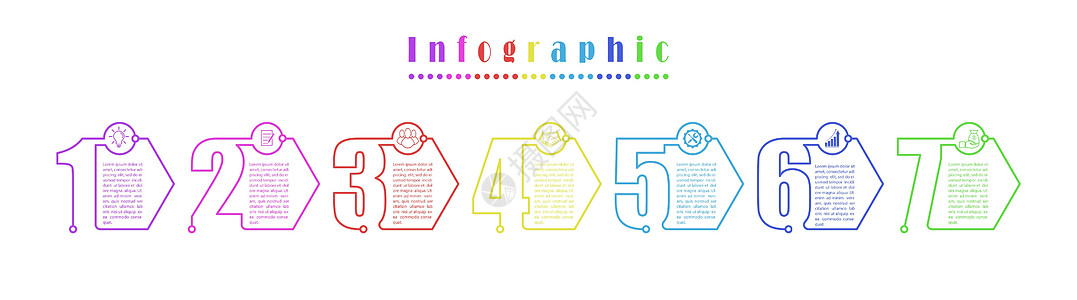 图表 七级矢量模式 供网页设计之用图片