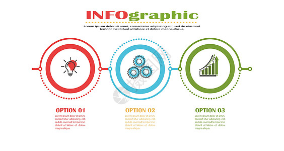 信息图 三阶段矢量模板 用于网页desi动力学图表空白绘画概念库存报告信息量命令商业图片